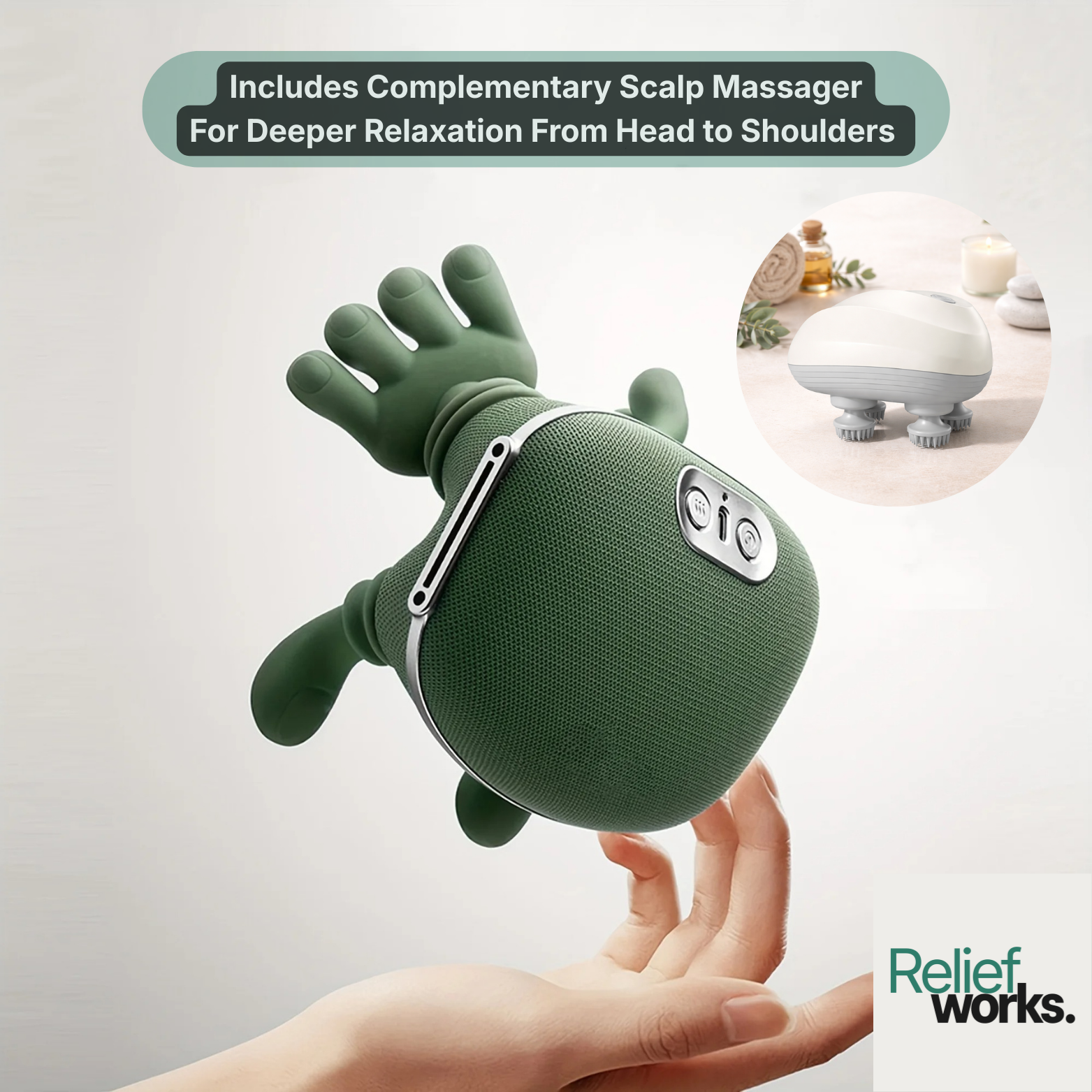 Portable Neck and Shoulder Massager for Daily Tension Relief